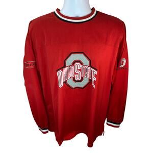 Lee Sport Ohio State Buckeyes Est 1870 Red Cotton Blend Mens Sweatshirt XL